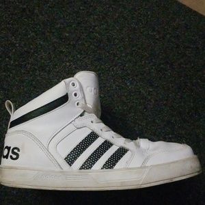 Adidas high top polka dot